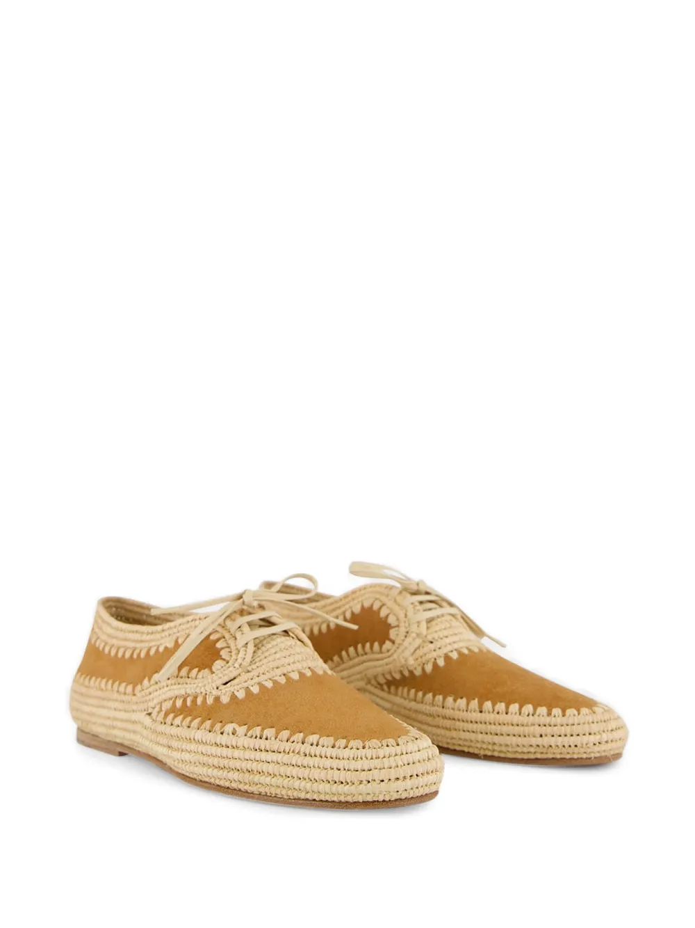 Gabriela Hearst x Clergerie Miguel derby veterschoenen Bruin