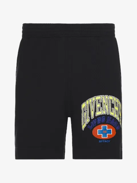 Givenchy shorts deportivos bordados en colaboración con BSTROY