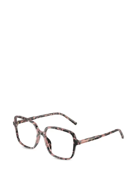 Dolce & Gabbana patterned square-frame glasses
