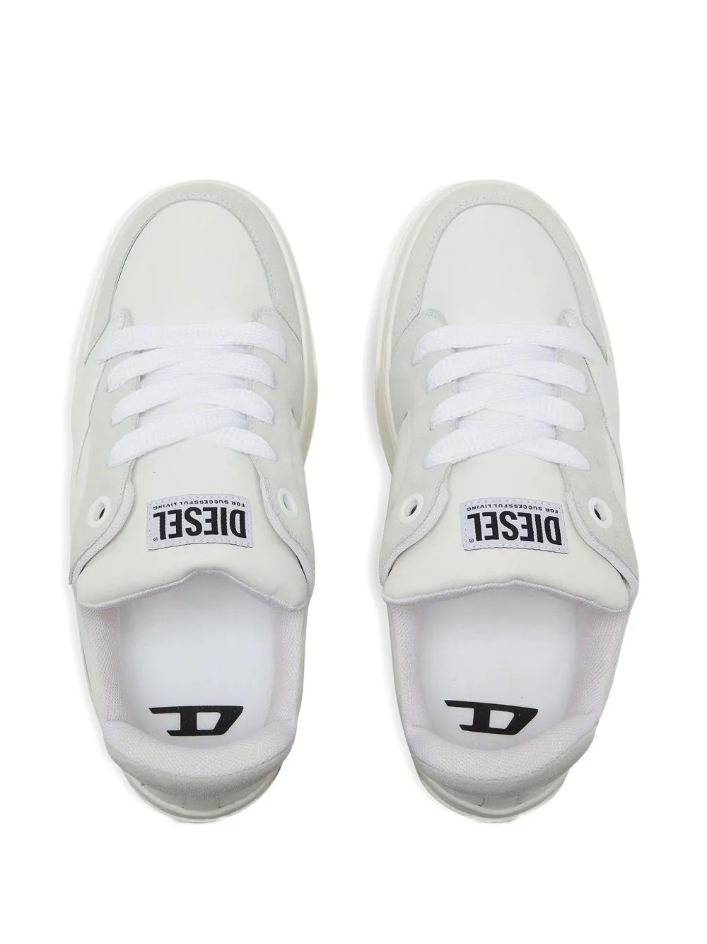 Diesel S-D-OLLIE LOW panelled sneakers Wit