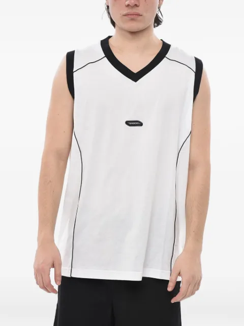 Givenchy contrast-trim V-neck tank top