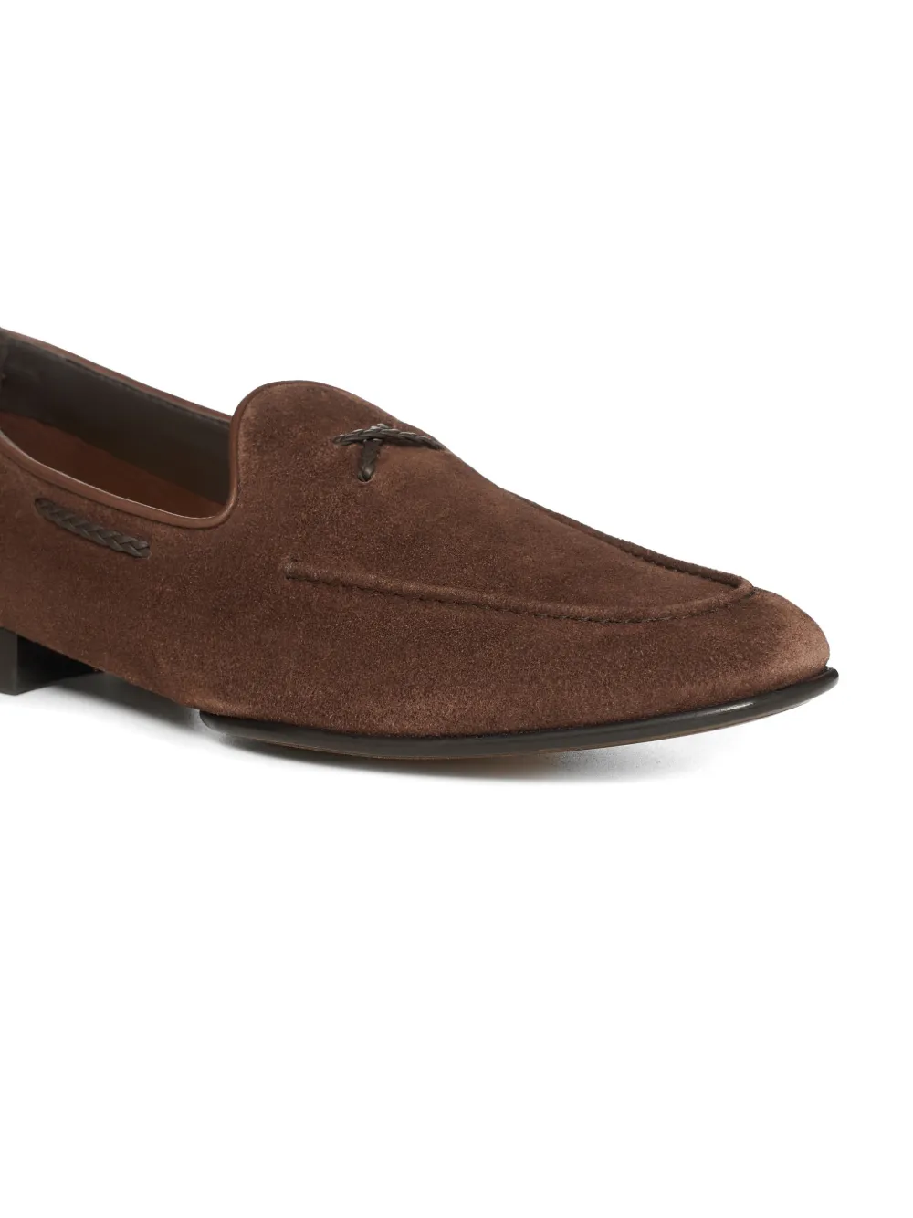Doucal's braided-lacing loafers Bruin
