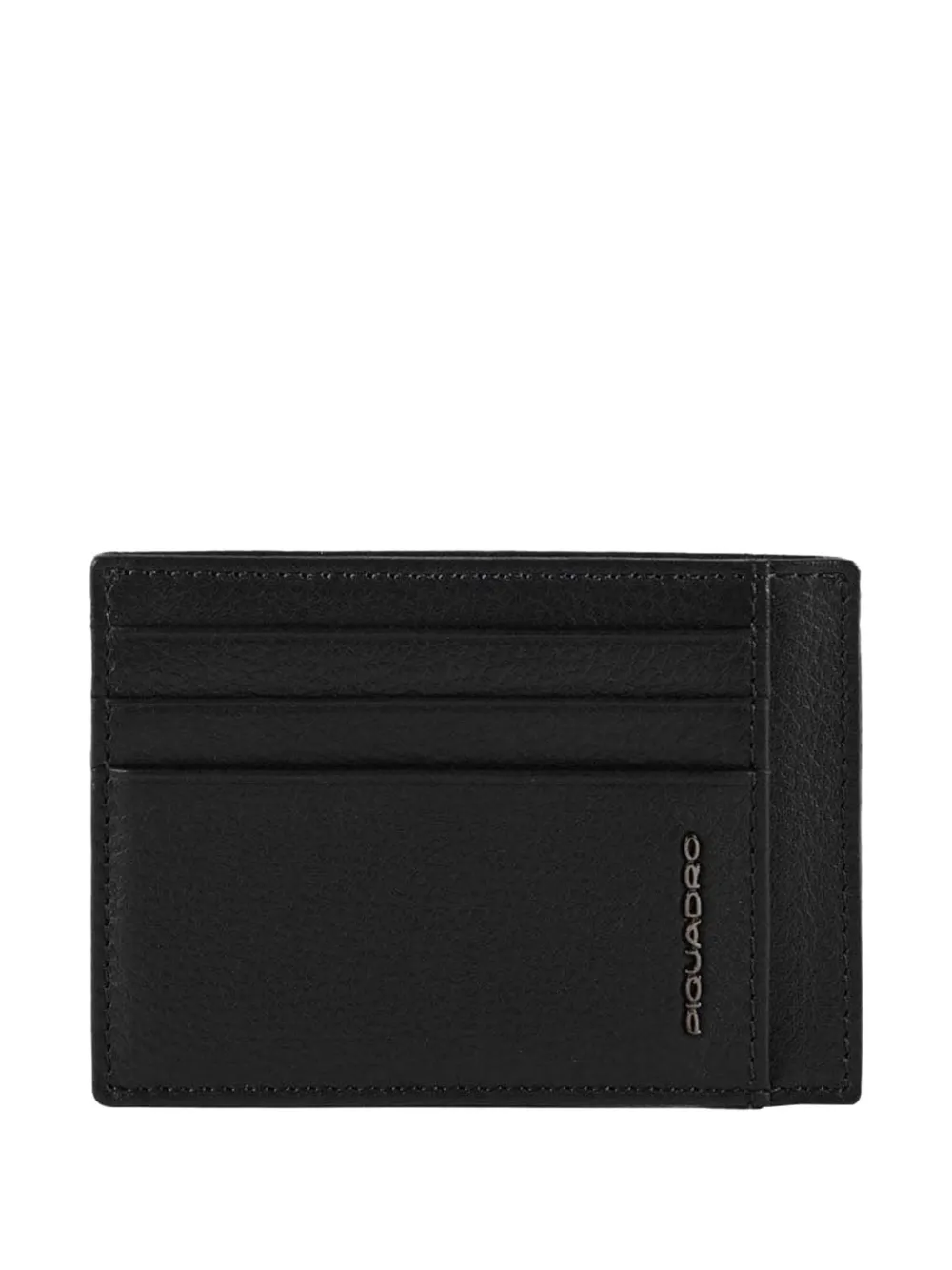 PIQUADRO leather card holder - Nero