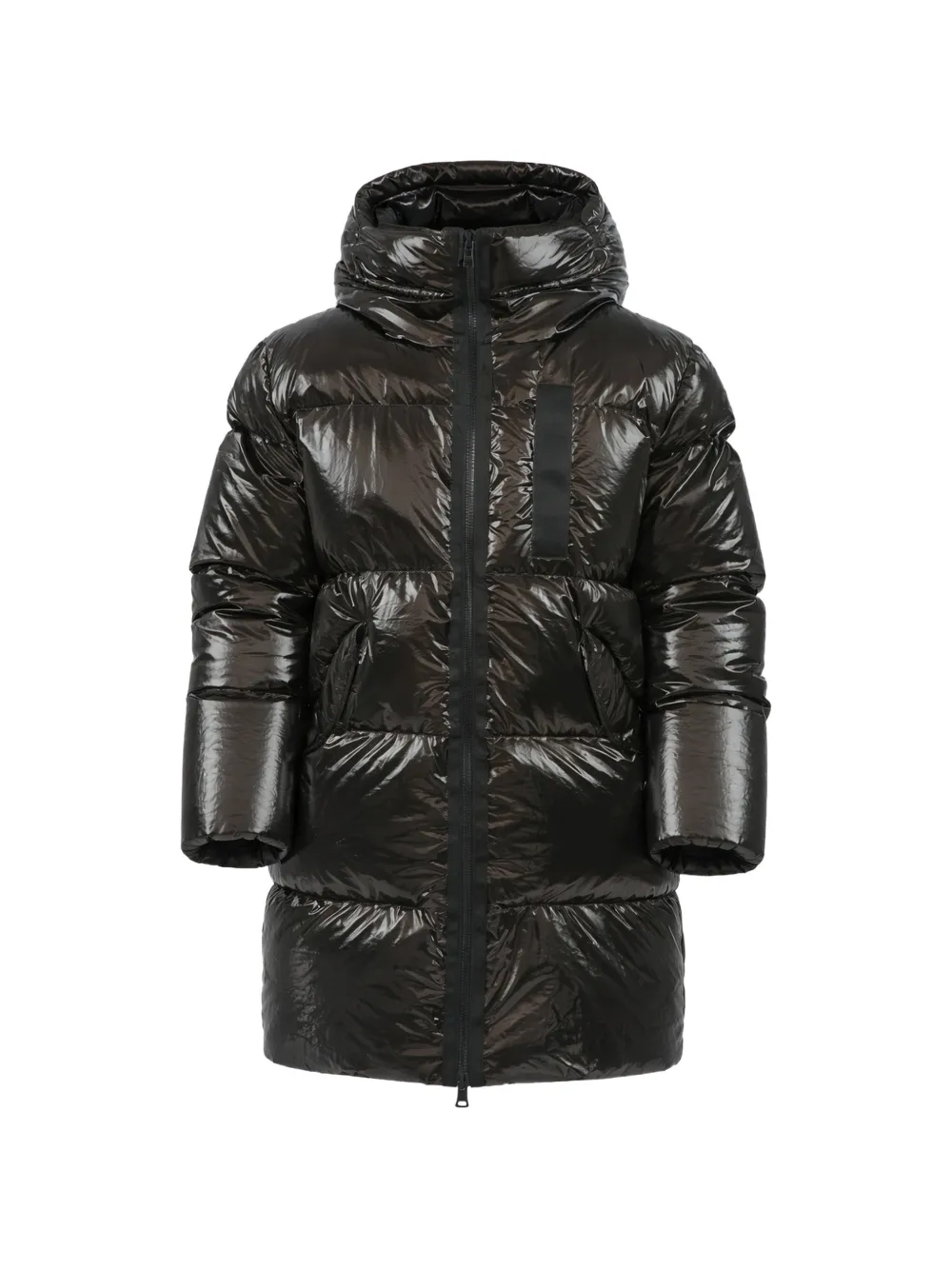 Givenchy Quilted Hooded Coat In Black