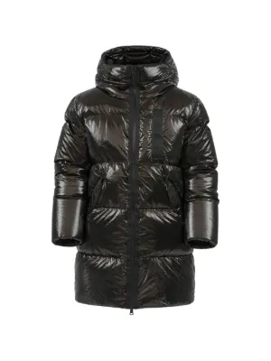 Moncler Hanoverian Hooded Coat | Black | FARFETCH