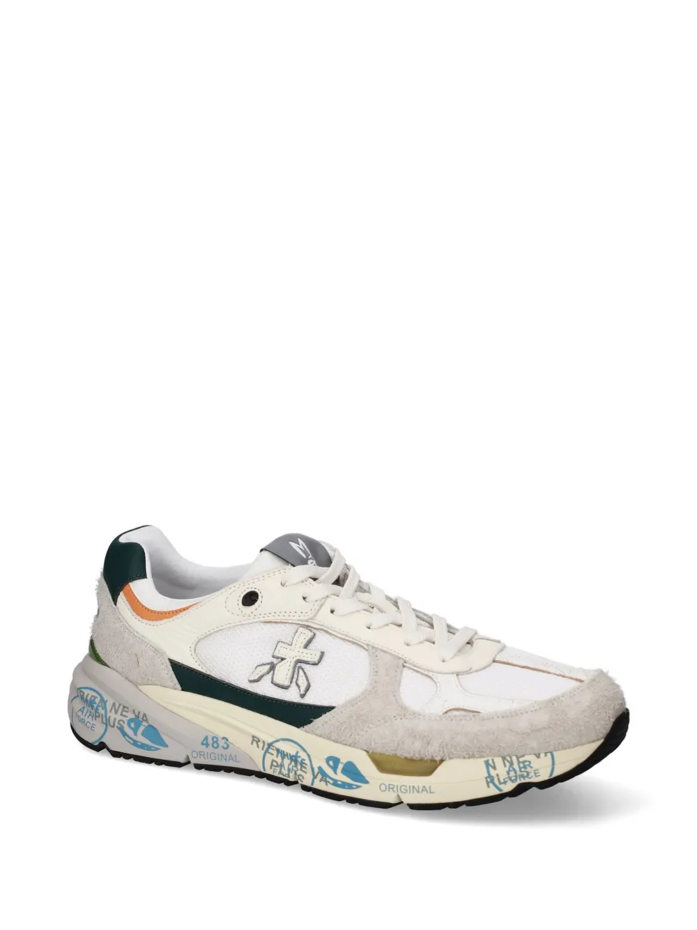 Premiata Mase 25 lace-up sneakers Beige