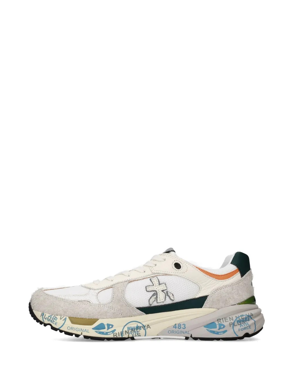 Premiata Mase 25 lace-up sneakers Beige