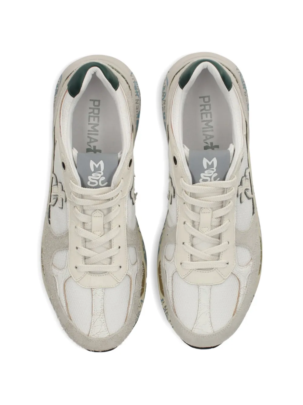 Premiata Mase 25 lace-up sneakers Beige