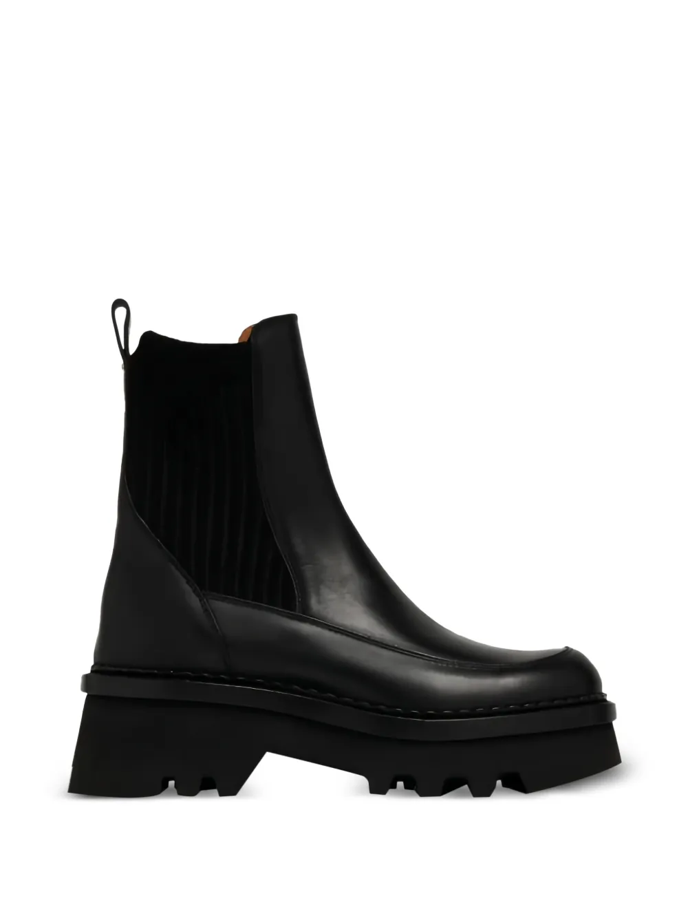 Chloé leather Chelsea boots - Schwarz