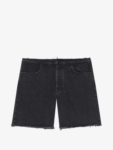 Givenchy shorts de mezclilla sin rematar