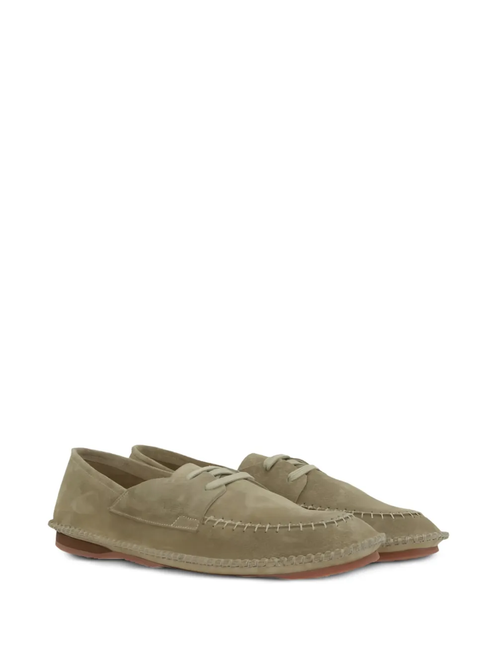 Premiata Loafers met veters en afwerking Beige