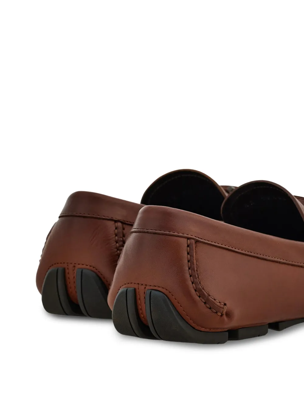 Ferragamo Loafers met gancini detail Bruin