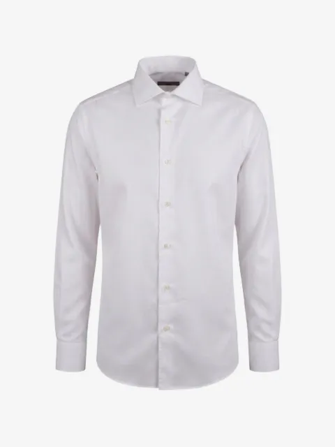 Corneliani 纹理长袖衬衫