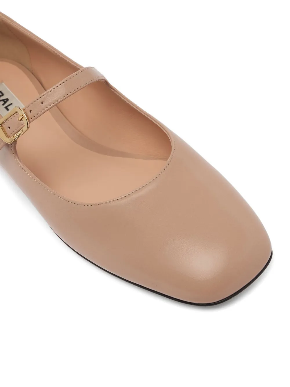 Bally rina square-toe ballet flats Beige