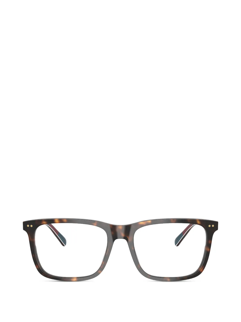 Polo Ralph Lauren rectangle-frame glasses - Marrone