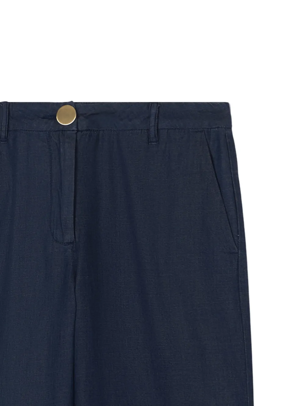 Armani Exchange Broek met knoopsluiting Blauw