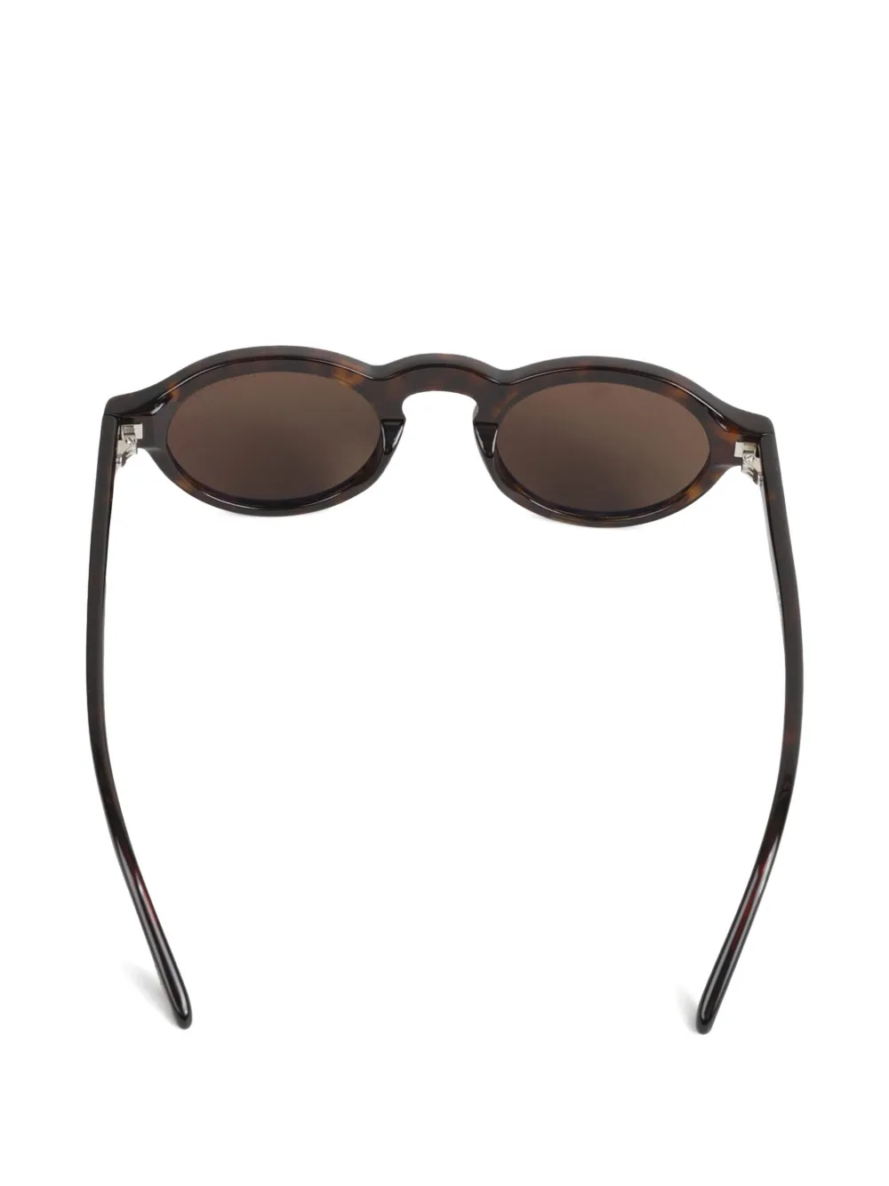 TOM FORD Eyewear Aristotele 02 zonnebril met rond montuur en schildpadschild-effect Bruin