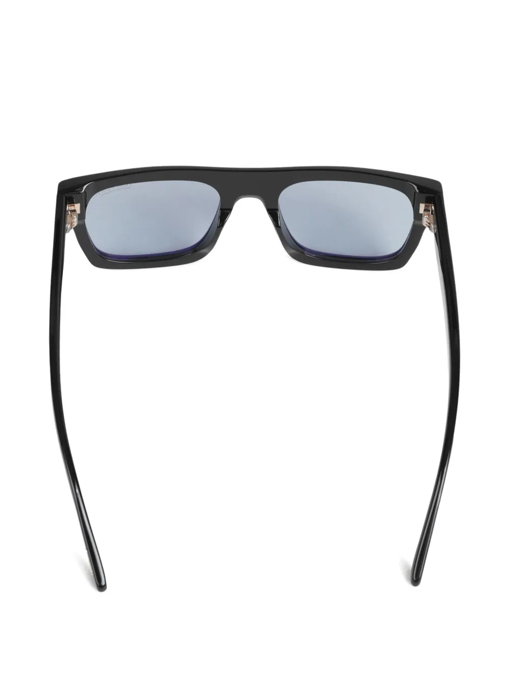 TOM FORD Eyewear Cyrus zonnebril met vierkant montuur en logo Zwart