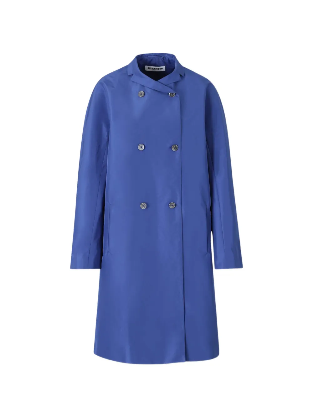 Jil Sander double-breasted coat - Blu