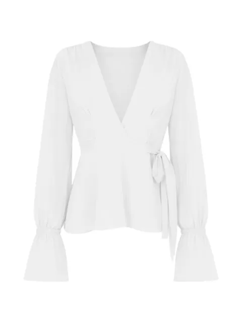 AZEEZA Willow wrap-style top