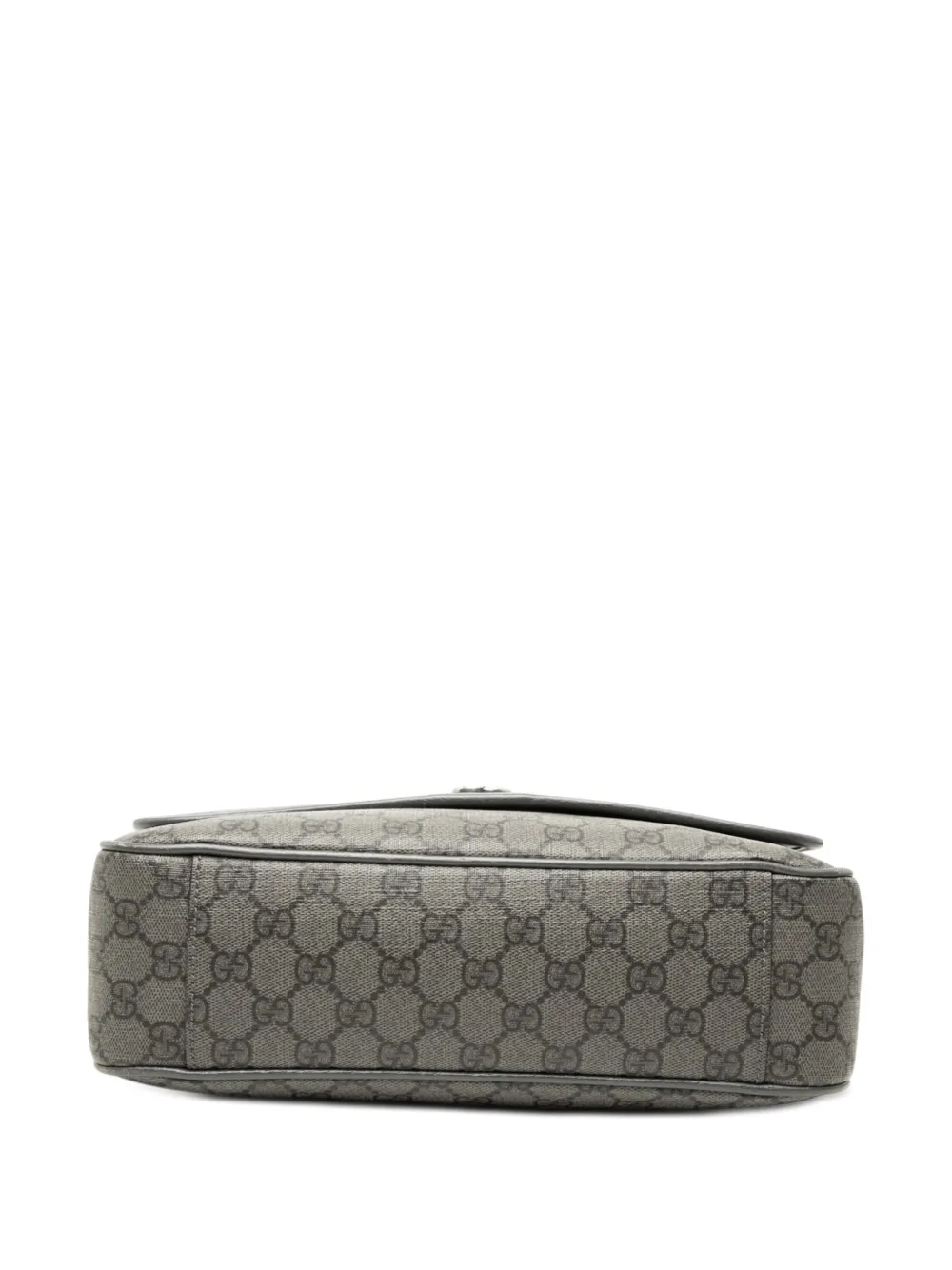 Gucci Pre-owned 2016-2026 Medium GG Supreme Ophidia Messenger Bag Crossbody Bag in Grey, view 4