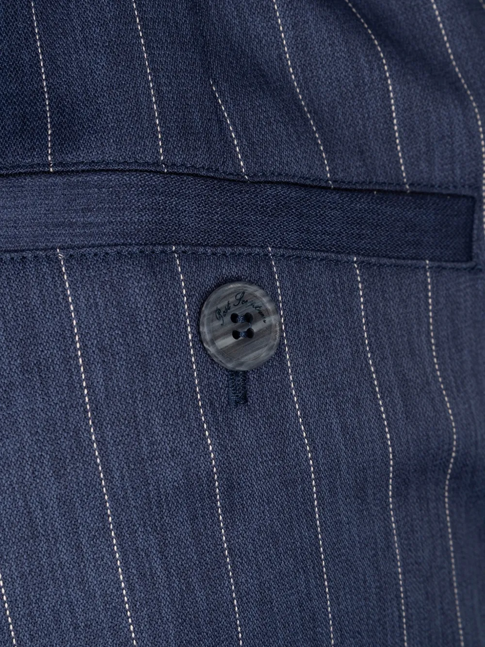  Post Scriptum Pantalones De Vestir A Rayas Diplomáticas - Azul 