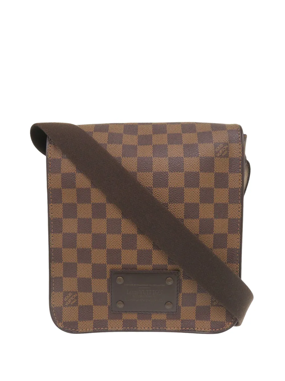 Louis Vuitton Pre-Owned 2011 Damier Ebene Brooklyn PM crossbody bag - Marrone