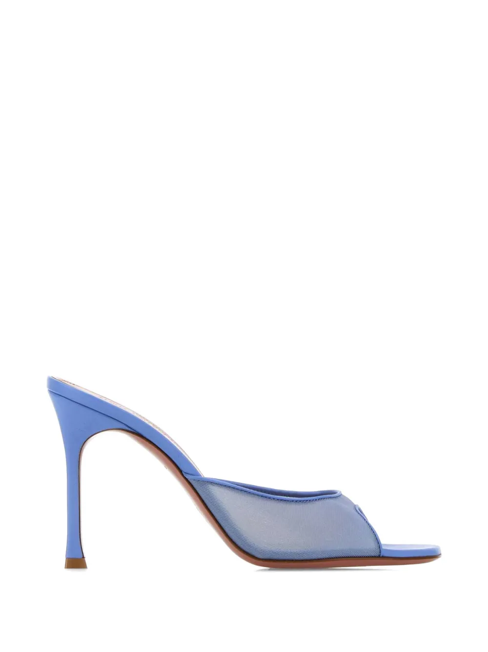 Amina Muaddi Alexa 95 mesh mules - Blu