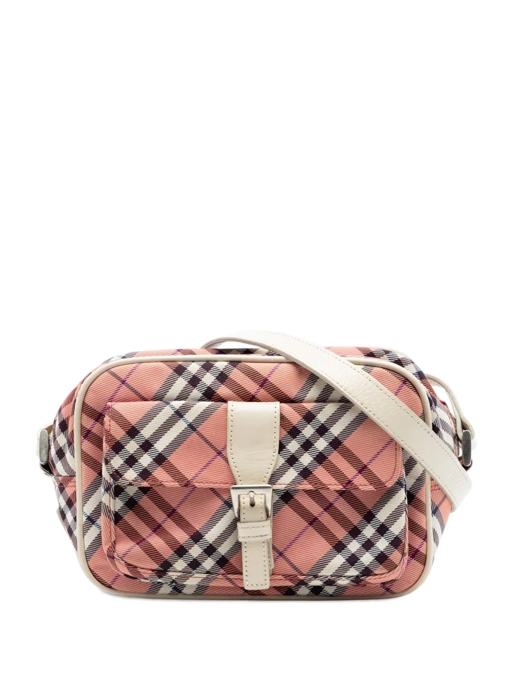 Burberry Pre-Owned 2000-2017 Nova Check Canvas crossbody bag - Rot