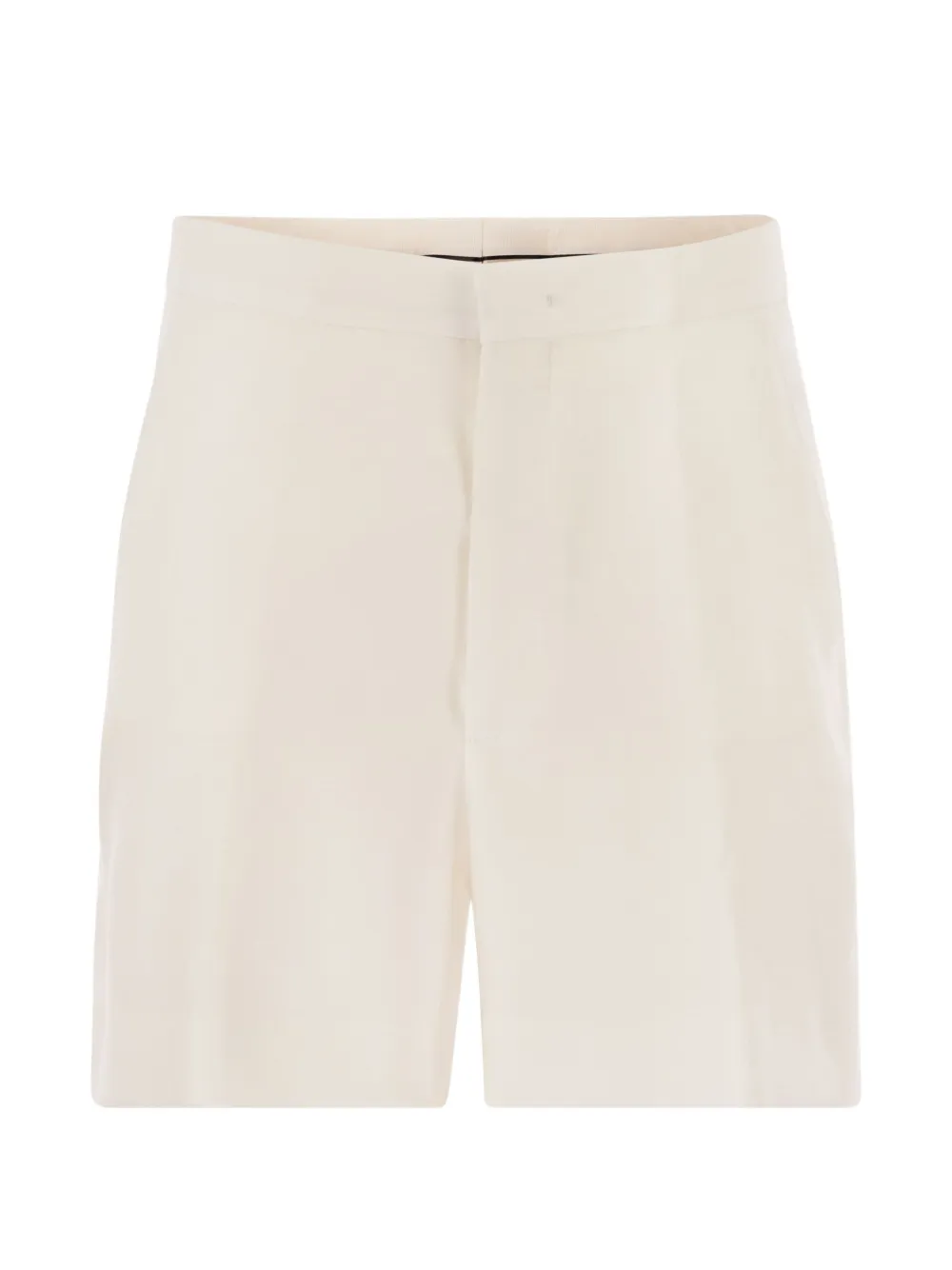 Tagliatore Elle linen shorts - White