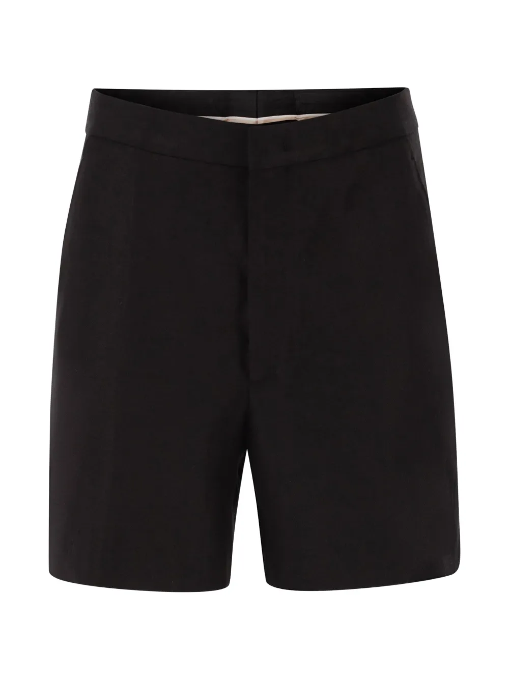 Tagliatore Elle linen shorts - Nero