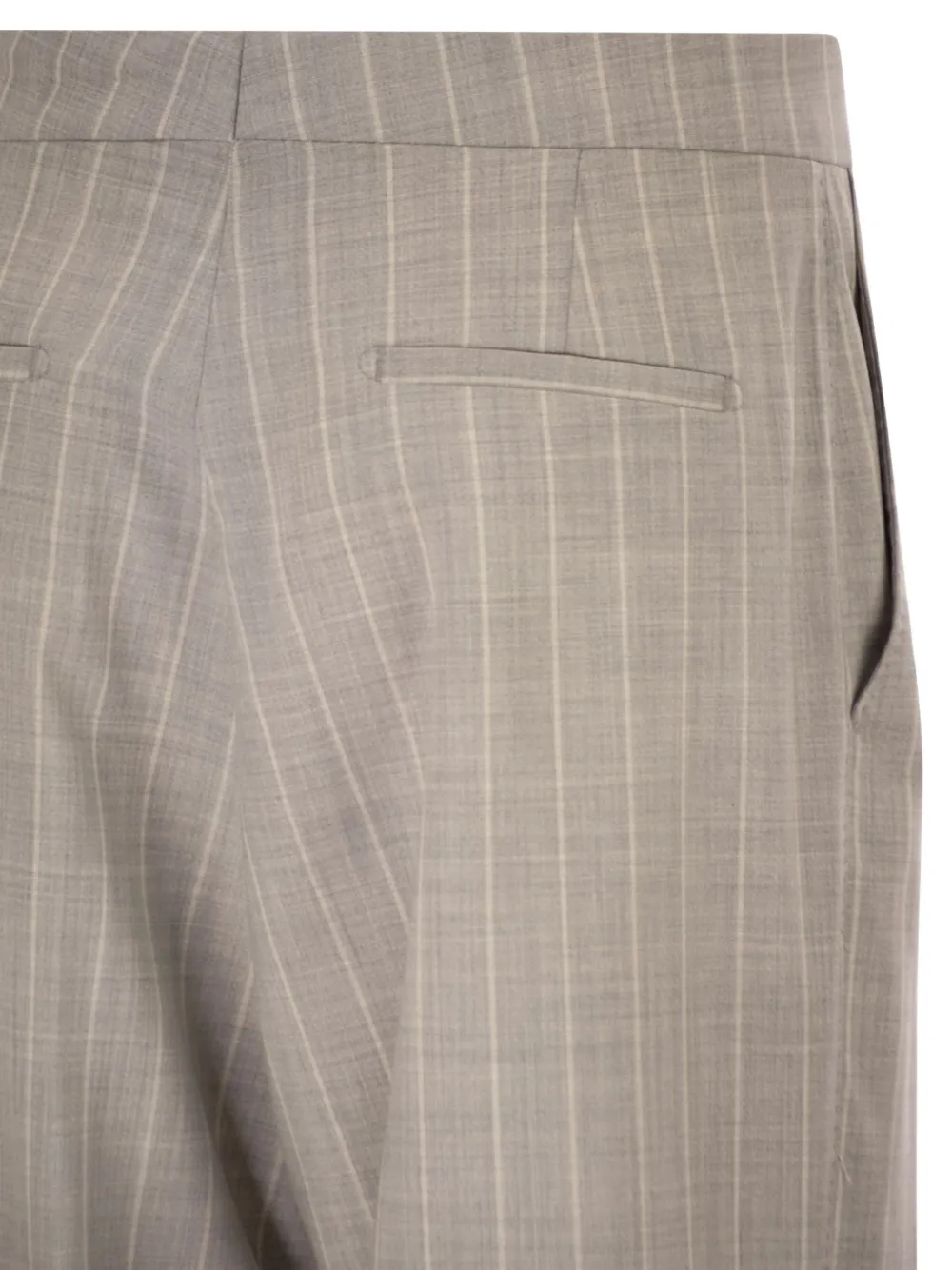 Tagliatore Adima broek met krijtstreep Beige