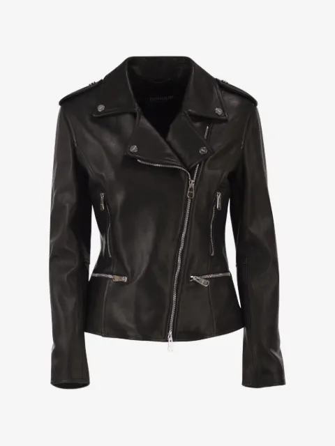 DONDUP chamarra biker de piel