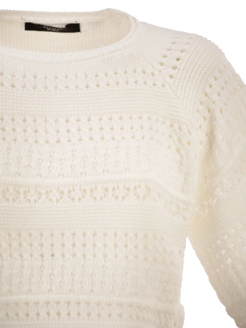 Weekend Max Mara Opengebreide top Wit
