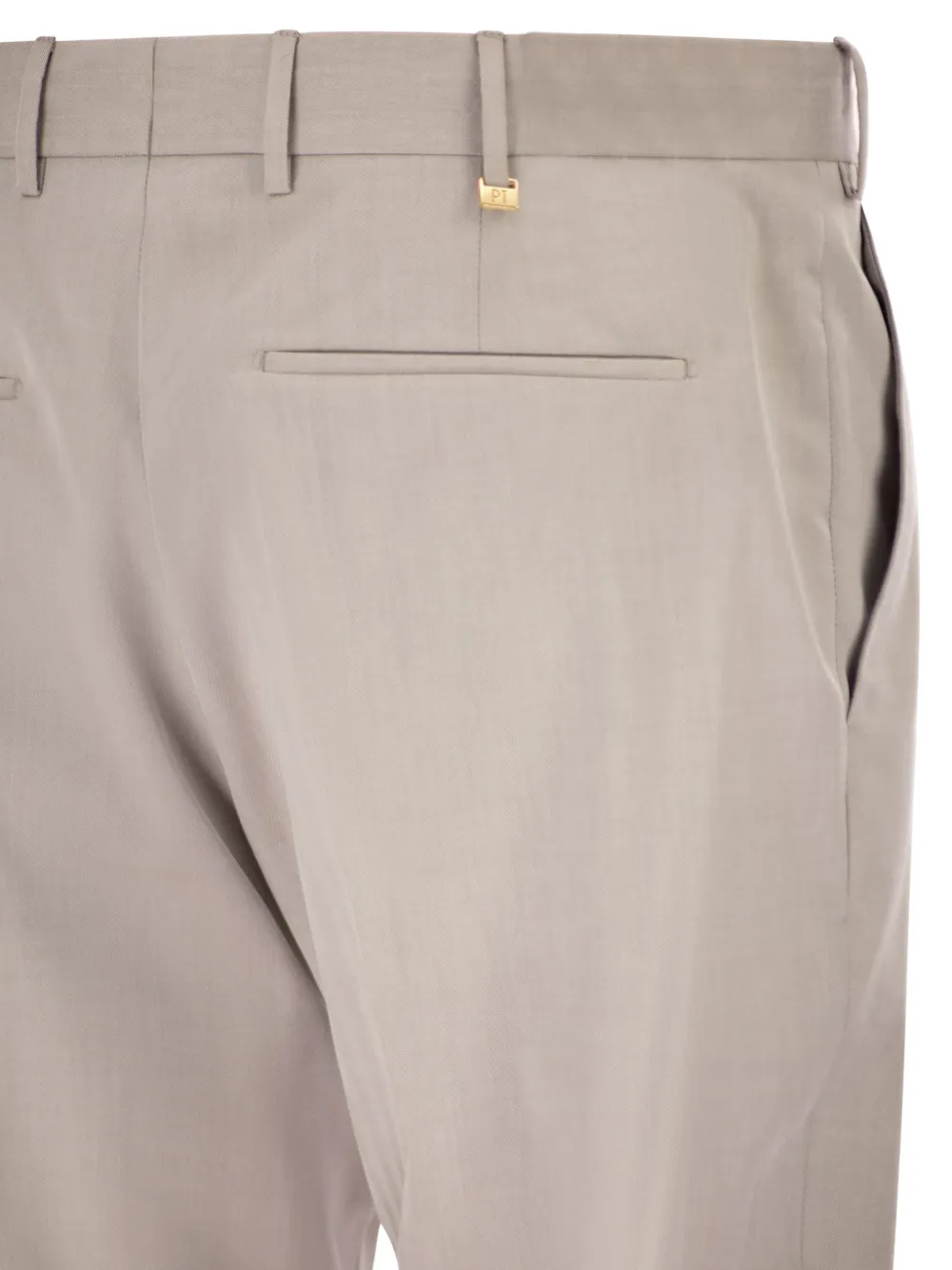 PT Torino Geplooide pantalon Beige
