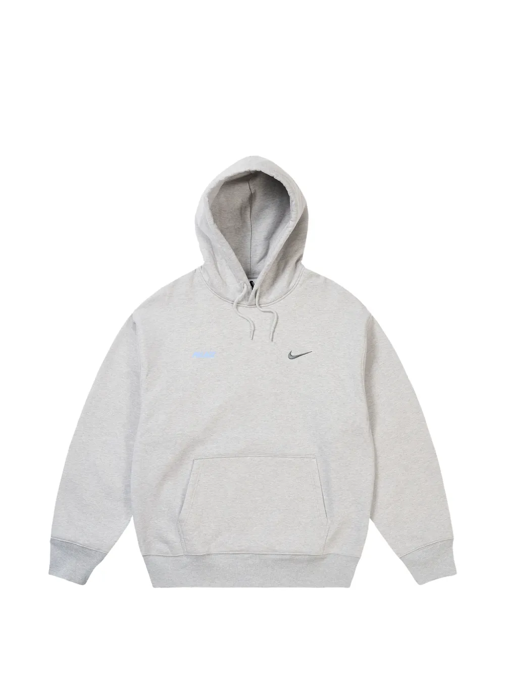 Palace x Nike logo-print hoodie - Grigio