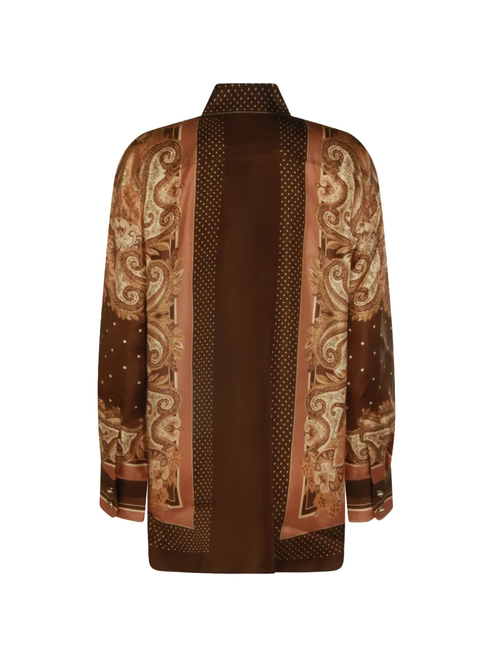 ZIMMERMANN Luna blouse met paisley-print Bruin