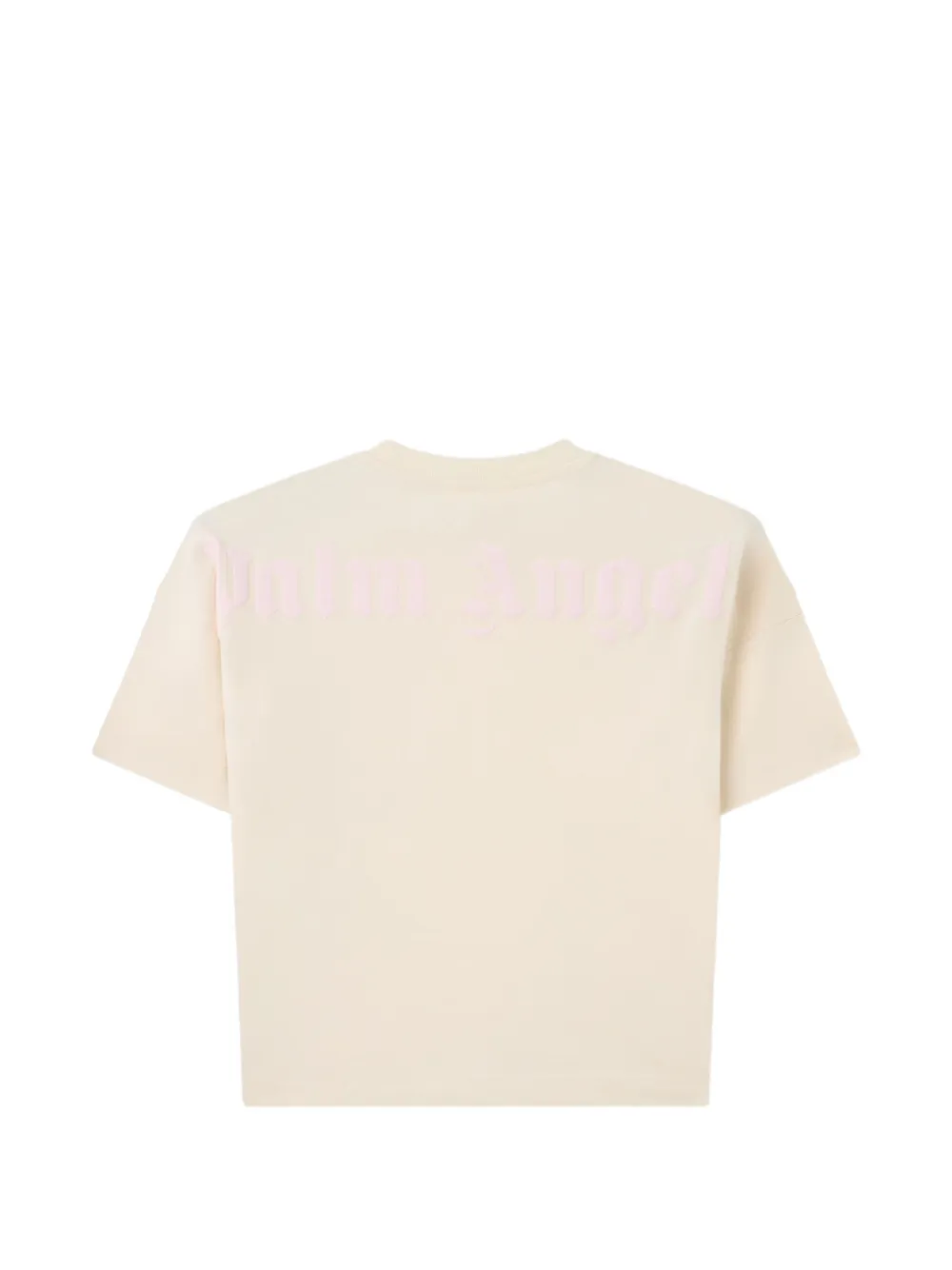 Palm Angels Kids T-shirt met logoprint Beige