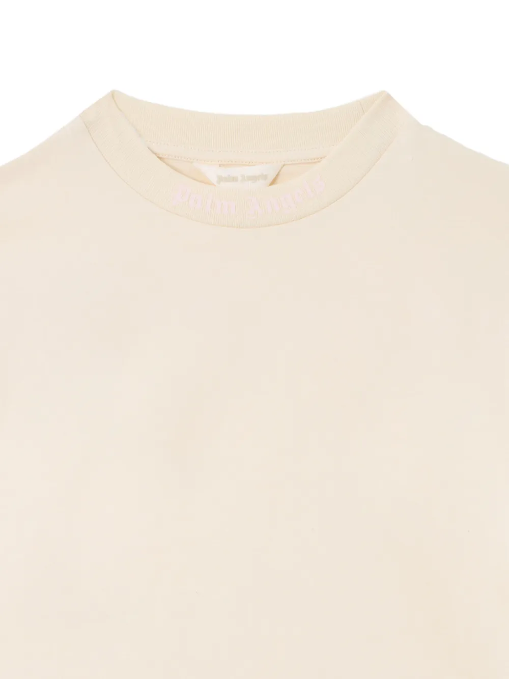 Palm Angels Kids T-shirt met logoprint Beige
