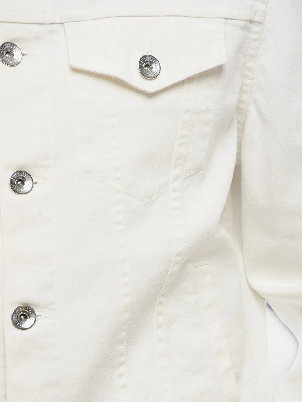 Brunello Cucinelli Sahariano denim jack Wit