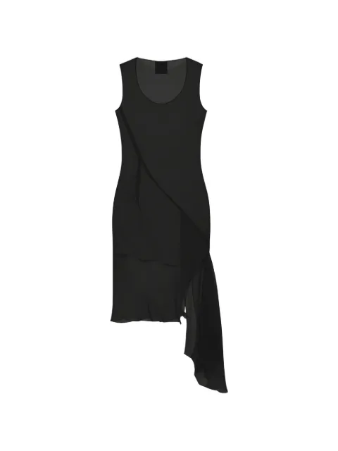 Givenchy vestido de seda asimétrico
