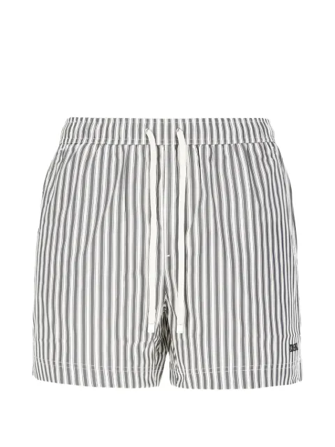 Zegna striped drawstring swim shorts