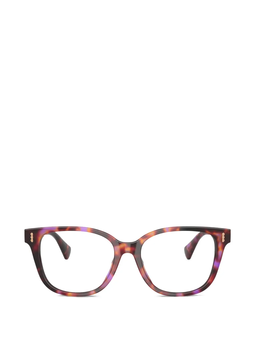 Polo Ralph Lauren Square-frame Glasses In Brown