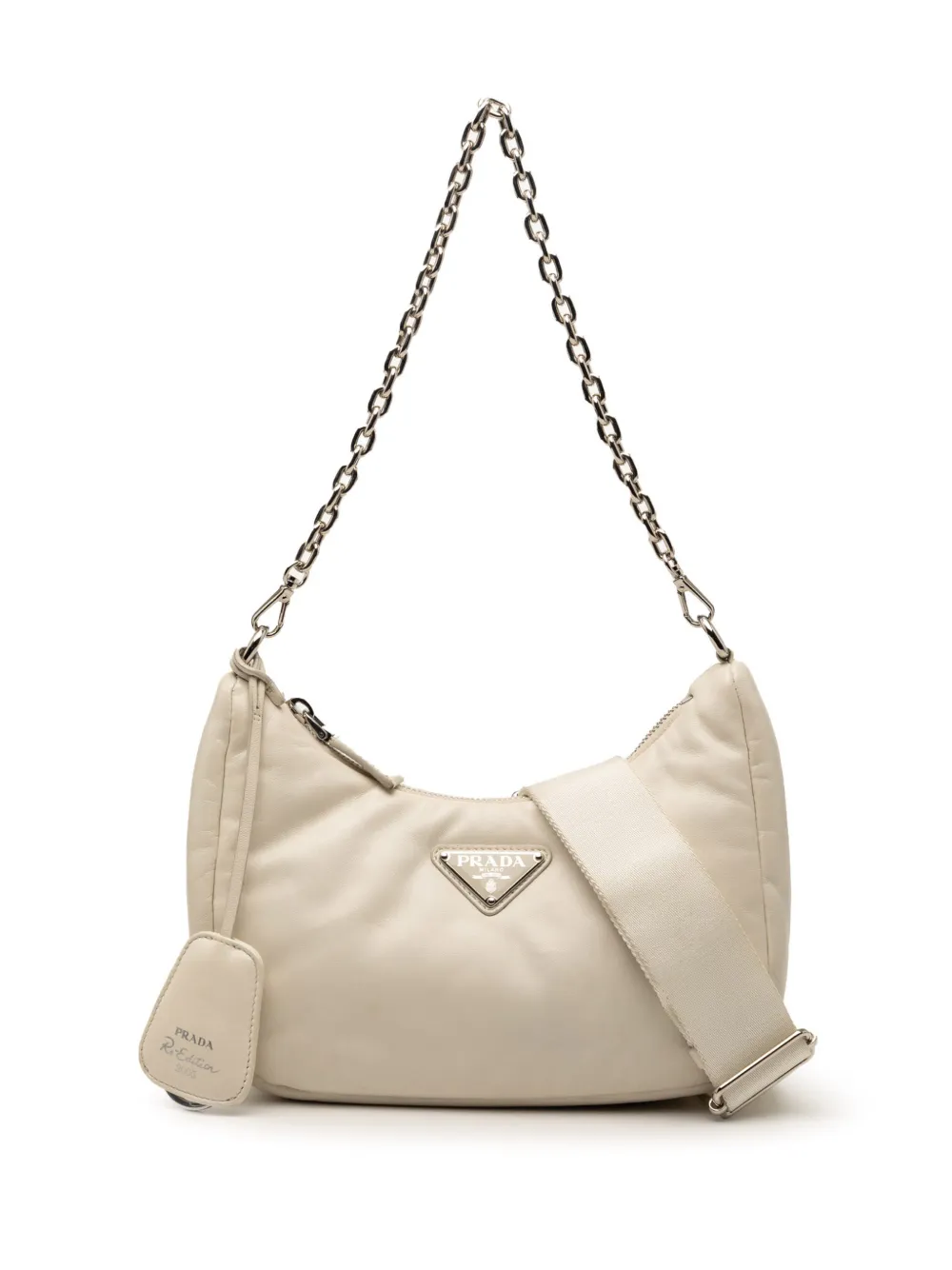 Prada Pre-Owned 2000-2013 Nappa Soft Padded Re Edition 2005 satchel - Marrone