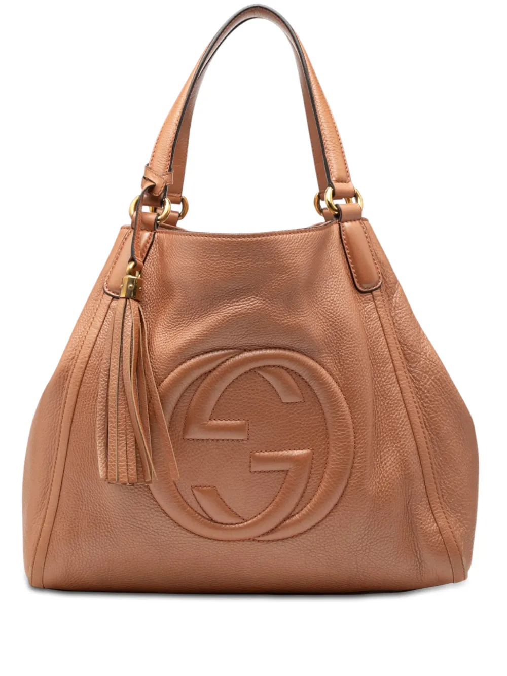 Gucci Pre-Owned 2000-2015 Medium Leather Soho Cellarius tote bag - Marrone