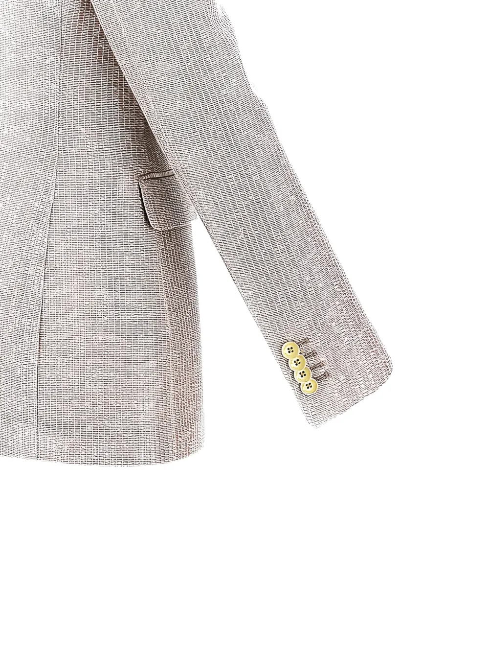 Tagliatore Paris blazer met enkele rij knopen Beige