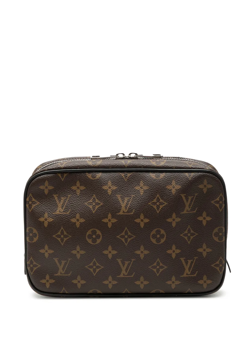 Louis Vuitton Pre-Owned 2016 Monogram Macassar Toilet Pouch GM clutch bag - Marrone