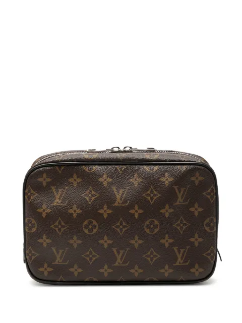 Louis Vuitton Pre-Owned 2016 Monogram Macassar Toilet Pouch GM clutch bag