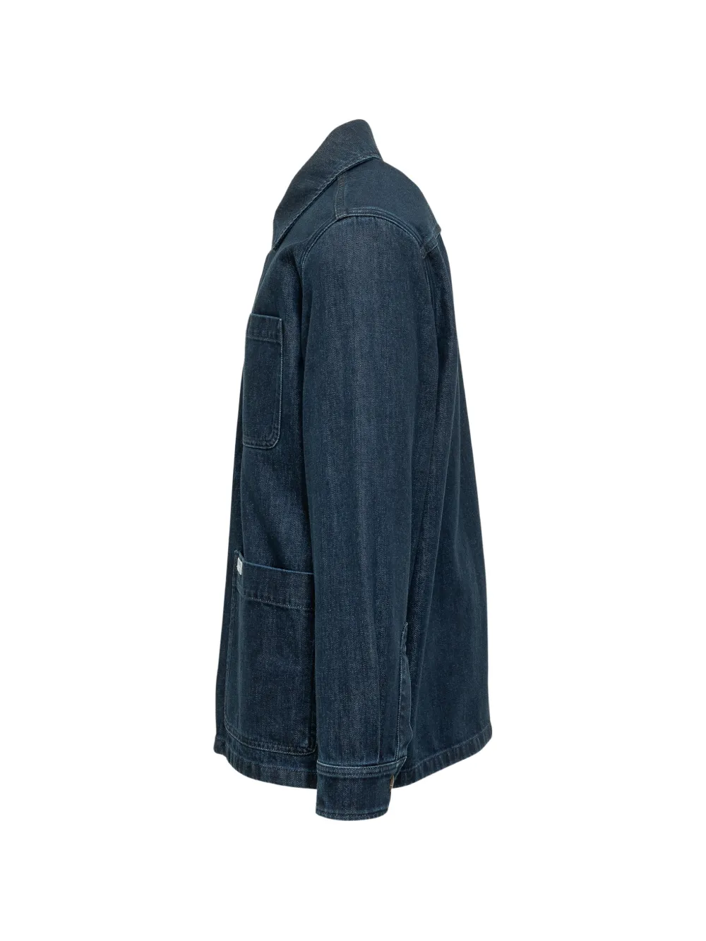 Fay Shirtjack met logopatch Blauw