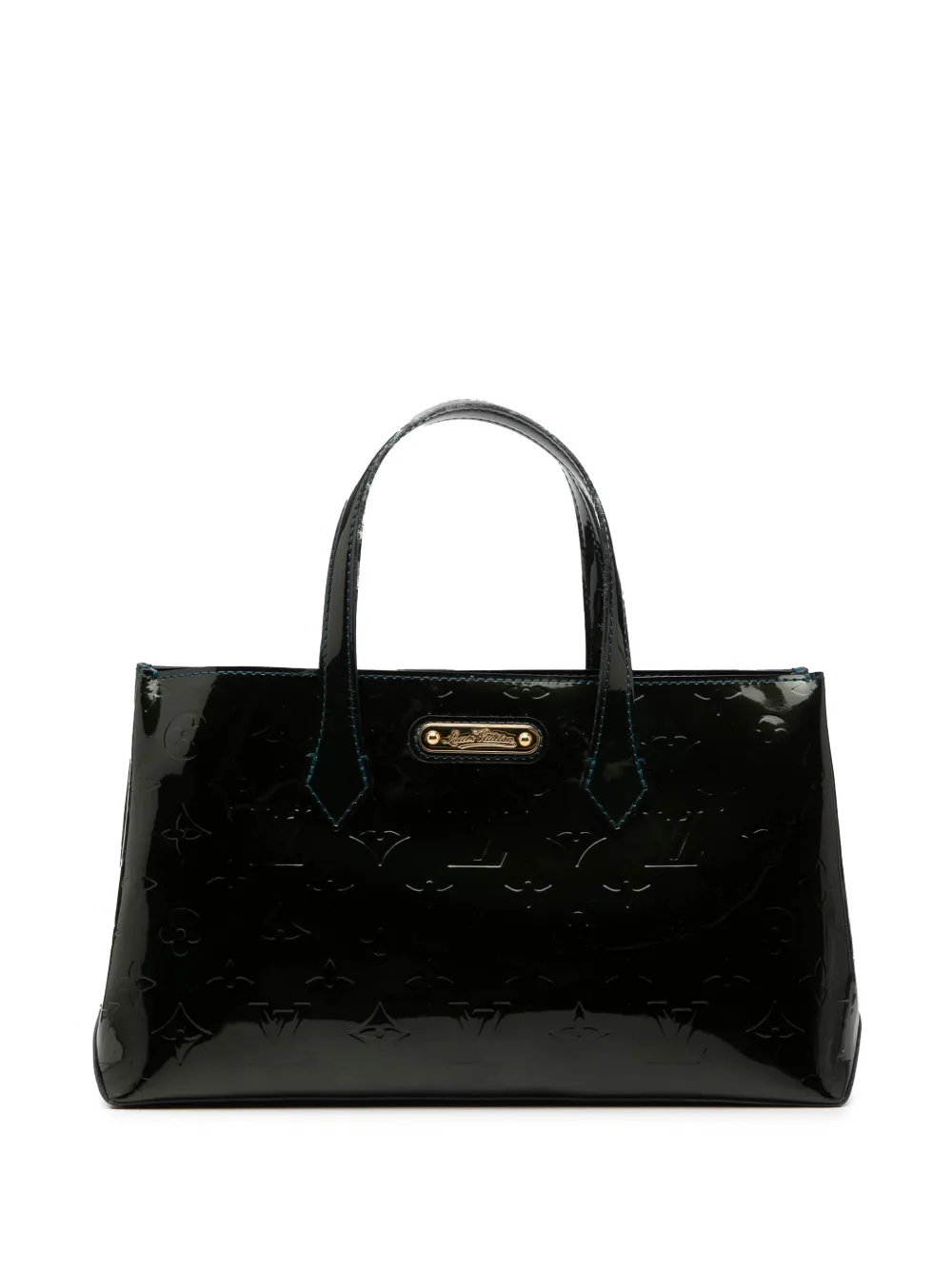 Louis Vuitton Pre-Owned 2008-2015 Monogram Vernis Wilshire PM handbag - Blu